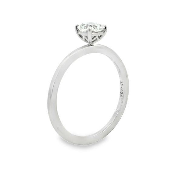 Forevermark Cushion Solitaire Engagement Ring, Platinum, 0.52ct Image 3 SVS Fine Jewelry Oceanside, NY