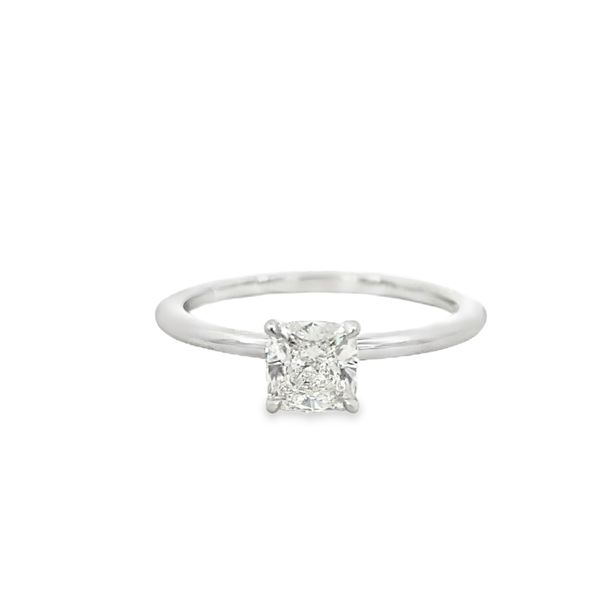 Forevermark Cushion Solitaire Engagement Ring, Platinum, 0.70ct Image 3 SVS Fine Jewelry Oceanside, NY