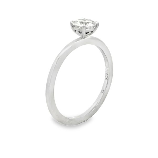 Forevermark Round Solitaire Engagement Ring, Platinum, 0.51ct Image 3 SVS Fine Jewelry Oceanside, NY