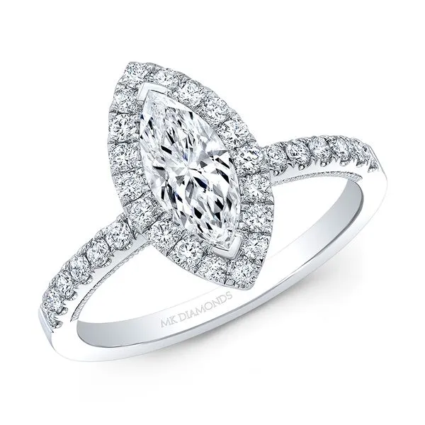 SVS Signature Marquise Halo Engagement Ring, 1.15cttw SVS Fine Jewelry Oceanside, NY