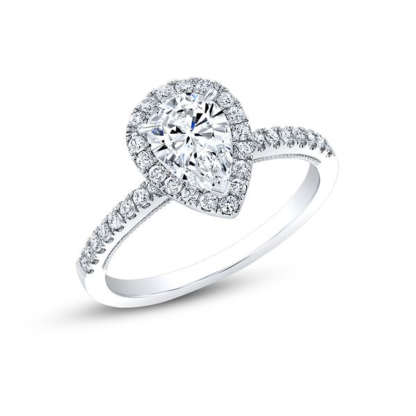 SVS Signature Pear Halo Engagement Ring, 1.17cttw SVS Fine Jewelry Oceanside, NY