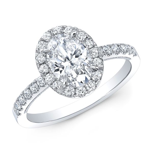 SVS Signature Oval Halo Engagement Ring, 1.16cttw SVS Fine Jewelry Oceanside, NY