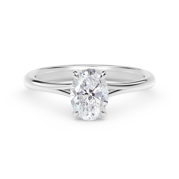 Forevermark Oval Icon™ Setting Platinum Engagement Ring, .74ctw SVS Fine Jewelry Oceanside, NY
