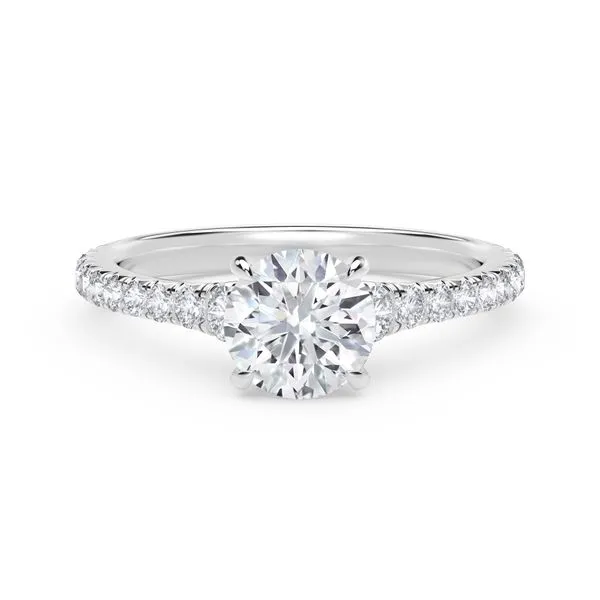 Forevermark Round Icon™ Setting Platinum Engagement Ring, .72ctw SVS Fine Jewelry Oceanside, NY