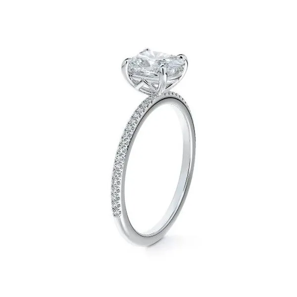 Forevermark Cushion Delicate Icon™ Engagement Ring SVS Fine Jewelry Oceanside, NY