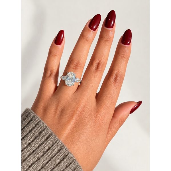 White Gold Diamond Engagement Ring, 4.62Cttw Image 4 SVS Fine Jewelry Oceanside, NY