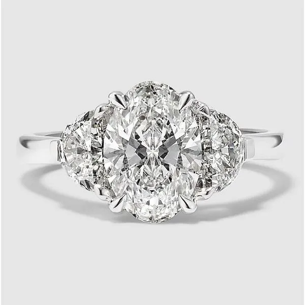 White Gold And Lab-Grown Diamond Engagement Ring SVS Fine Jewelry Oceanside, NY