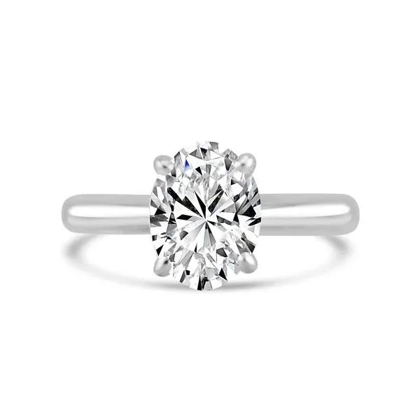 White Gold And Lab-Grown Diamond Engagement Ring SVS Fine Jewelry Oceanside, NY