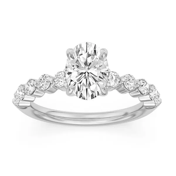 White Gold & Lab Grown Diamond Engagement Ring SVS Fine Jewelry Oceanside, NY