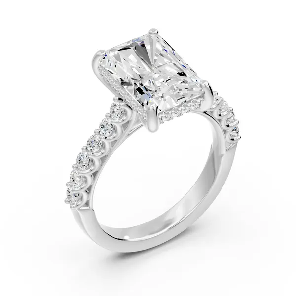 Platinum & Lab Grown Diamond Engagement Ring SVS Fine Jewelry Oceanside, NY