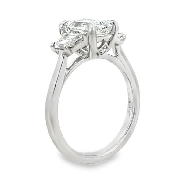 White Gold & Lab Grown Diamond Engagement Ring Image 2 SVS Fine Jewelry Oceanside, NY