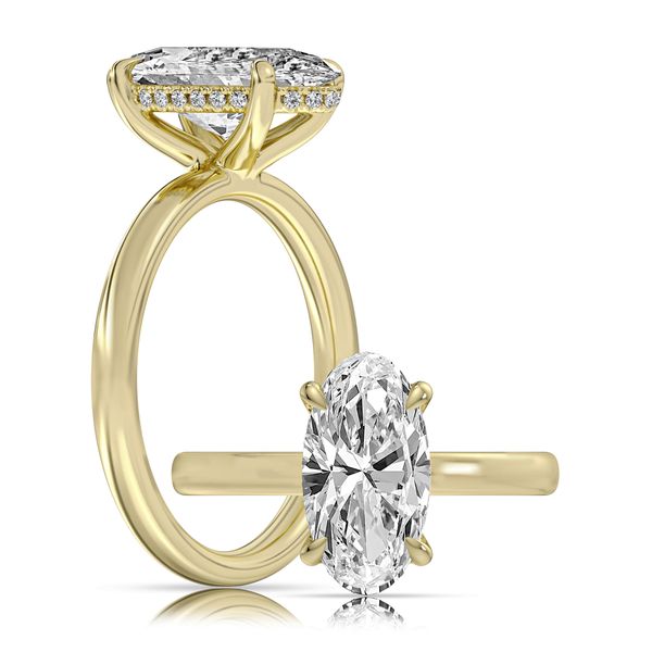 Yellow Gold Lab Grown Diamond Engagement Ring, 2.59Cttw SVS Fine Jewelry Oceanside, NY