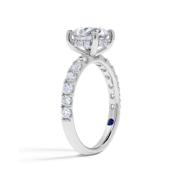 White Gold & Lab Grown Diamond Engagement Ring Image 2 SVS Fine Jewelry Oceanside, NY
