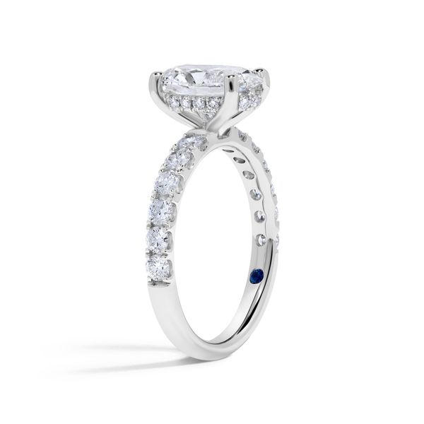 White Gold & Lab Grown Diamond Engagement Ring Image 2 SVS Fine Jewelry Oceanside, NY