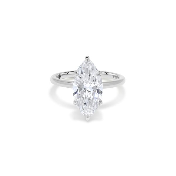 Tulip Blue 2.03 ct Marquise Lab Grown Diamond Hidden Halo Engagement Ring SVS Fine Jewelry Oceanside, NY