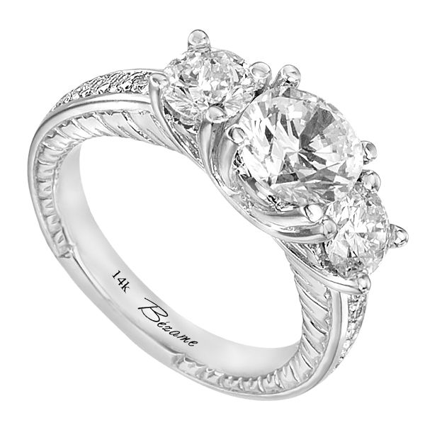 White Gold Bezame Engagement Ring SVS Fine Jewelry Oceanside, NY