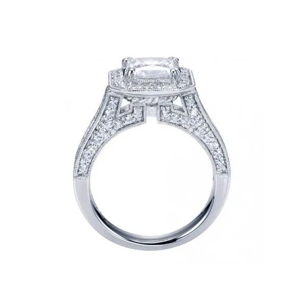 Gabriel & Co. Trisha 14K White Gold Engagement Ring Image 3 SVS Fine Jewelry Oceanside, NY