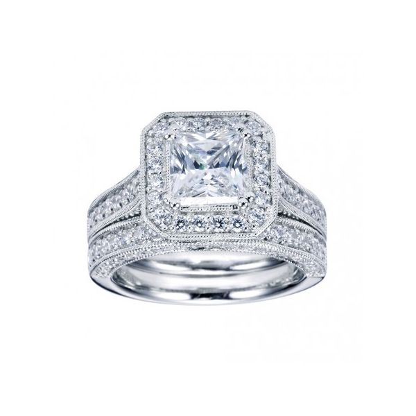 Gabriel & Co. Trisha 14K White Gold Engagement Ring Image 5 SVS Fine Jewelry Oceanside, NY
