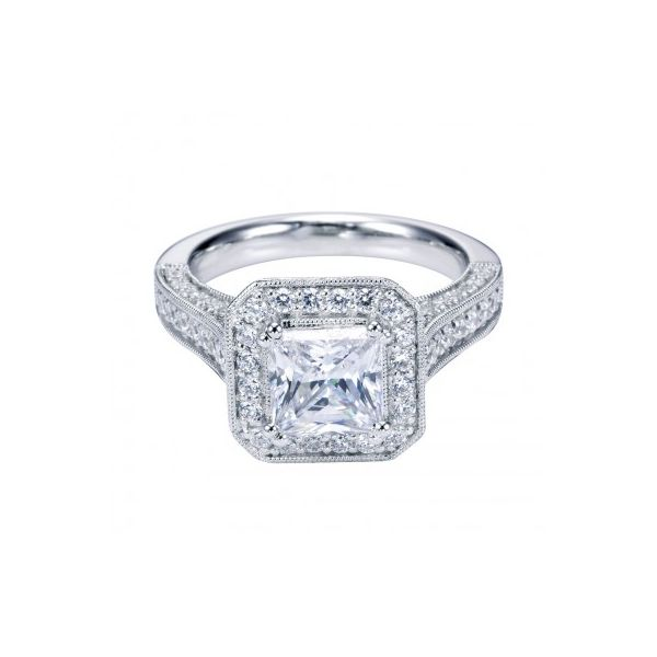 Gabriel & Co. Trisha 14K White Gold Engagement Ring SVS Fine Jewelry Oceanside, NY