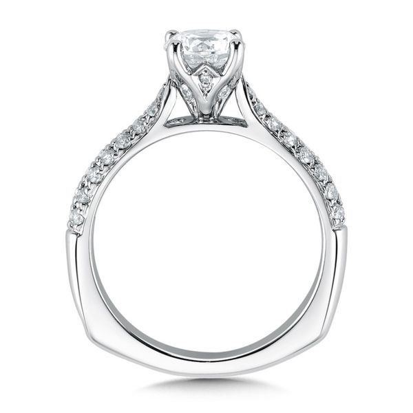 Valina 14K White Gold Engagement Ring Image 2 SVS Fine Jewelry Oceanside, NY