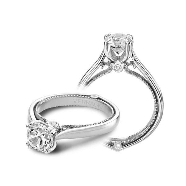 Verragio Couture Collection White Gold Engagement Ring SVS Fine Jewelry Oceanside, NY