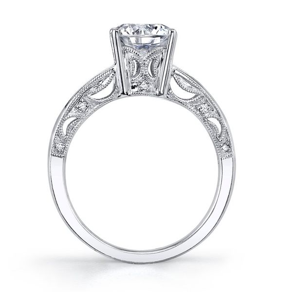 14K White Gold Engagement Ring Image 3 SVS Fine Jewelry Oceanside, NY