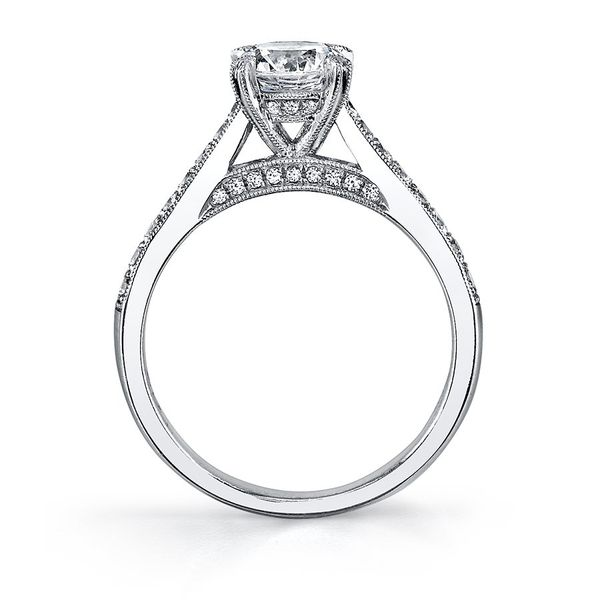 Sylvie Collection Nanette Diamond Engagement Ring Image 2 SVS Fine Jewelry Oceanside, NY