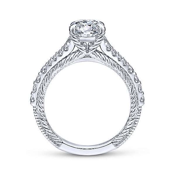 Gabriel & Co. Marisol 14K White Gold Engagement Ring Image 3 SVS Fine Jewelry Oceanside, NY