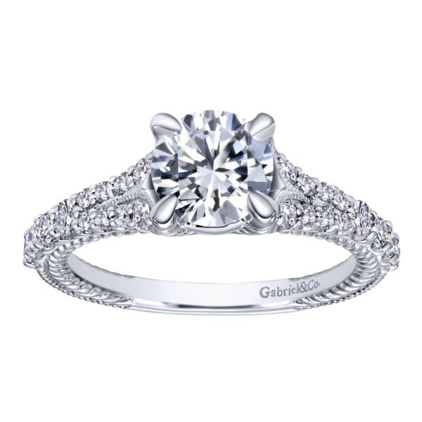 Gabriel & Co. Marisol 14K White Gold Engagement Ring SVS Fine Jewelry Oceanside, NY