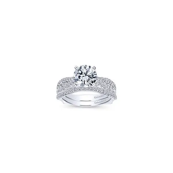 Gabriel & Co. Marley 14K White Gold Engagement Ring Image 5 SVS Fine Jewelry Oceanside, NY