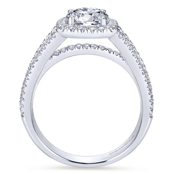 Gabriel & Co. Hillary 14K white gold Engagement Ring Image 3 SVS Fine Jewelry Oceanside, NY