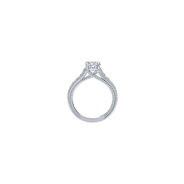Gabriel & Co. Yara 14K White Gold Engagement Ring Image 3 SVS Fine Jewelry Oceanside, NY