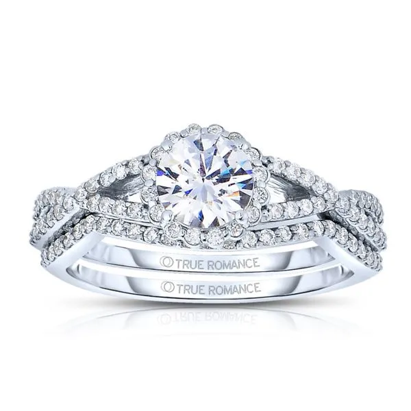 True Romance Engagement Ring Mounting Image 2 SVS Fine Jewelry Oceanside, NY