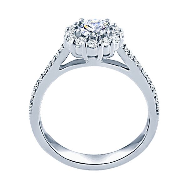 True Romance Engagement Ring Mounting Image 2 SVS Fine Jewelry Oceanside, NY