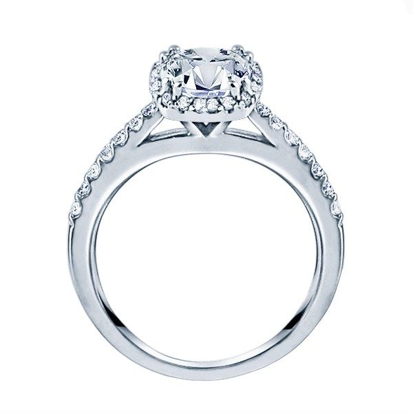 True Romance Engagement Ring Mounting Image 2 SVS Fine Jewelry Oceanside, NY