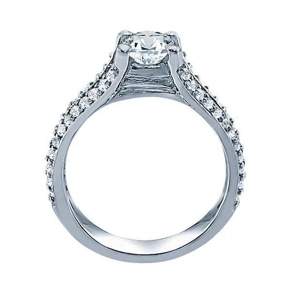 True Romance Engagement Ring Mounting Image 2 SVS Fine Jewelry Oceanside, NY