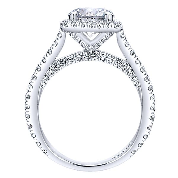 Gabriel & Co. Amavida 18K White Gold Engagement Ring Image 2 SVS Fine Jewelry Oceanside, NY