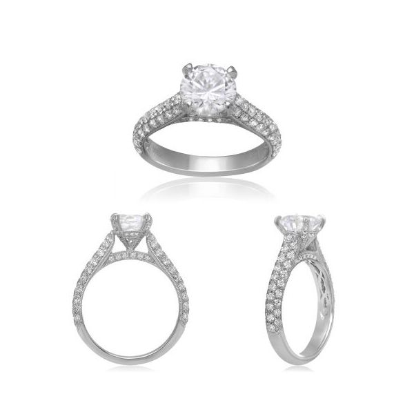 Roman & Jules Engagement Ring Mounting SVS Fine Jewelry Oceanside, NY