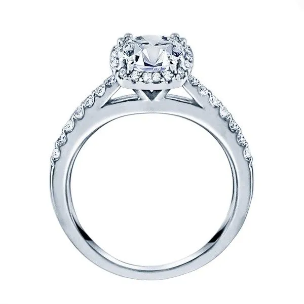 True Romance 14K White Gold Diamond Engagement Ring Image 2 SVS Fine Jewelry Oceanside, NY