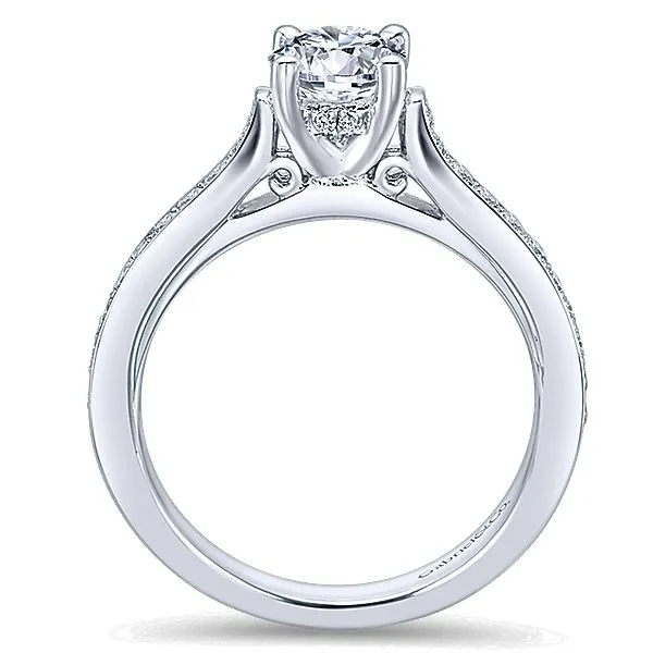 Gabriel & Co. Hayden 14K white gold Engagement Ring Image 2 SVS Fine Jewelry Oceanside, NY