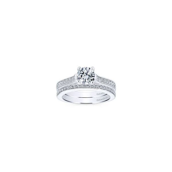 Gabriel & Co. Hayden 14K white gold Engagement Ring Image 5 SVS Fine Jewelry Oceanside, NY