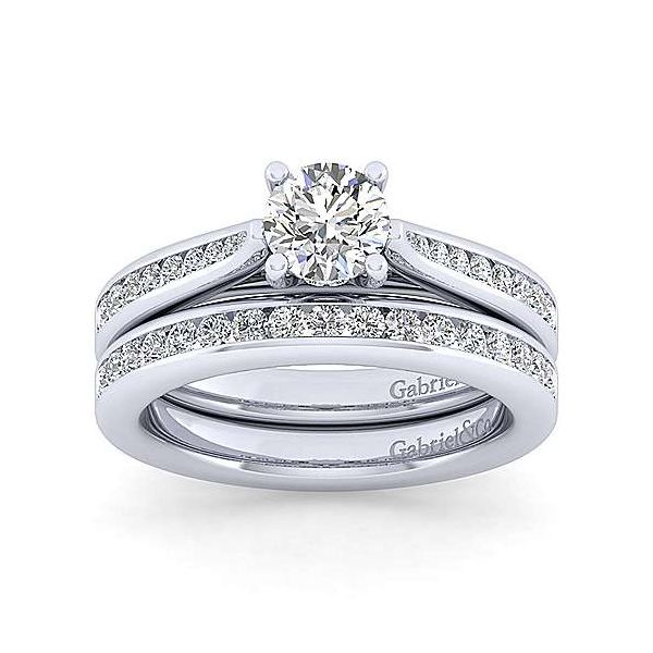 Gabriel & Co. Hannah White Gold Engagement Ring Image 5 SVS Fine Jewelry Oceanside, NY