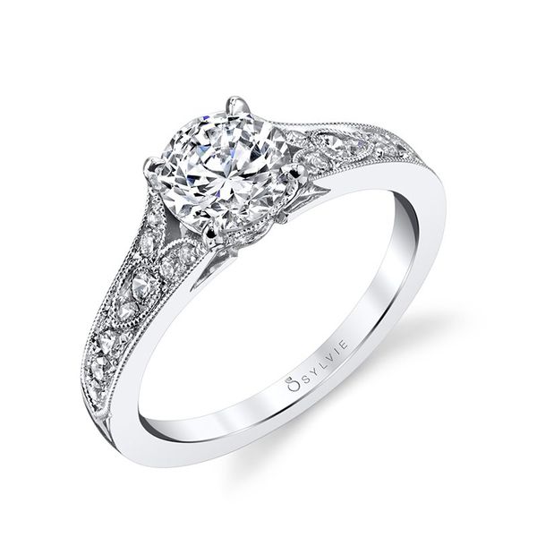 Sylvie Collection CherÃ©en Diamond Engagement Ring SVS Fine Jewelry Oceanside, NY