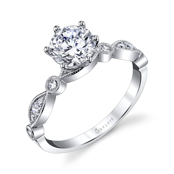 Sylvie Collection CharmÃƒÂ¡nt Diamond Engagement Ring SVS Fine Jewelry Oceanside, NY