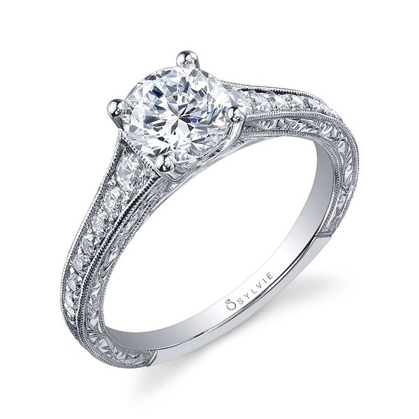 Sylvie Collection Desirae Diamond Engagement Ring SVS Fine Jewelry Oceanside, NY