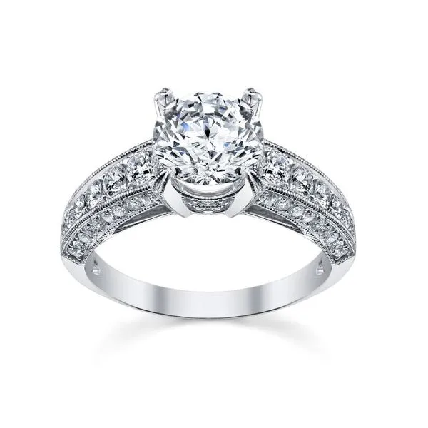 18K White Gold Diamond Engagement Ring SVS Fine Jewelry Oceanside, NY
