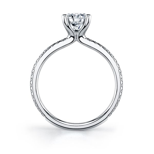 Sylvie Adorlee 14K Rose Gold Engagement Ring Image 2 SVS Fine Jewelry Oceanside, NY