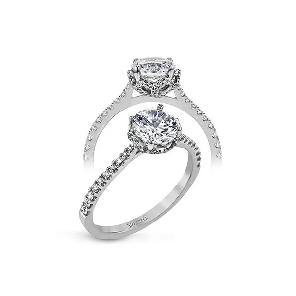 Simon G. Platinum Engagement Ring - SIze 6.5