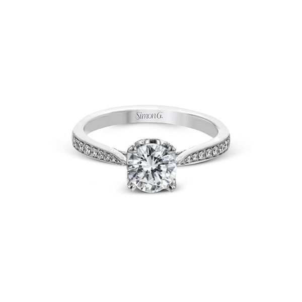 Simon G. Classic Romance Collection Engagement Ring Image 2 SVS Fine Jewelry Oceanside, NY