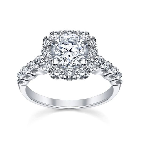 White Gold Diamond Engagement Ring Mounting SVS Fine Jewelry Oceanside, NY